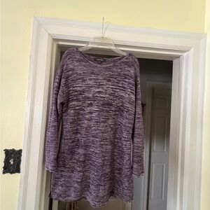 Ellen Tracy Purple Long Sleeve Sweater